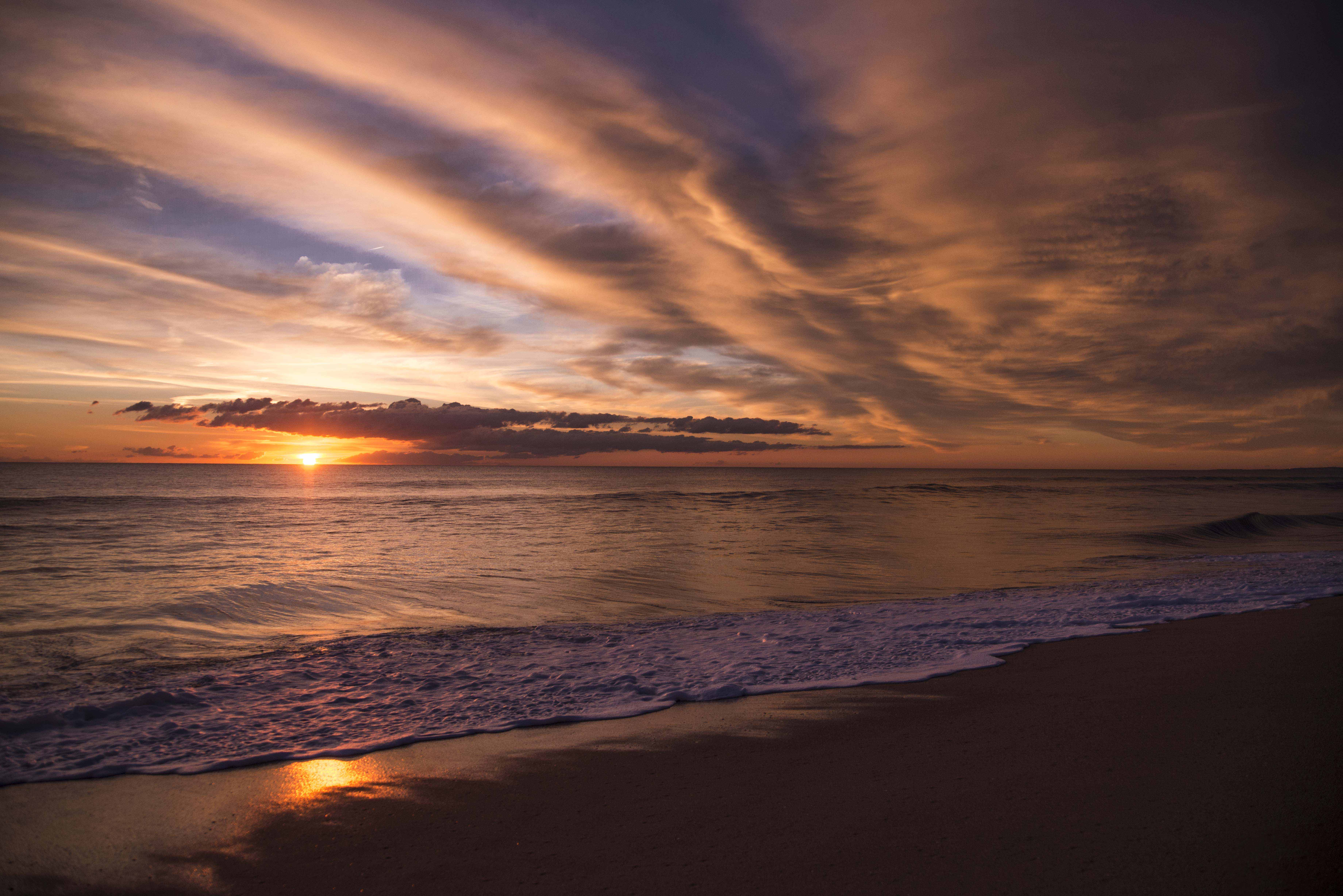 Entardecer na Praia