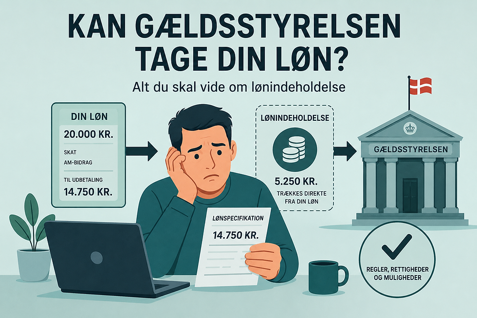 Kan Gældsstyrelsen tage penge fra din løn?