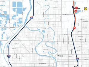Cierres parciales en la I-135 en Wichita este fin de semana por apertura de nueva rampa