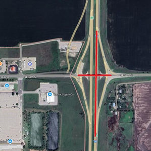 Cierres nocturnos en la I-135 norte en Newton este 8 y 9 de julio