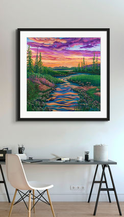 Yukon Territory Artwork Canada Prints Home Landscape Office Buy Online Shop Website Local Art Artist Canadian Oil Paintings Paint Decor Large Medium Small 