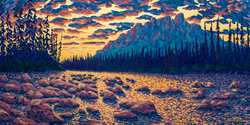 Castle Mountain Sunset | Scott Storey Art