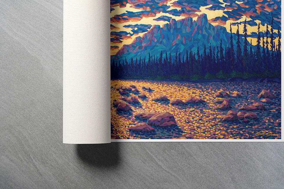 Thumbnail: Castle Mountain Sunset