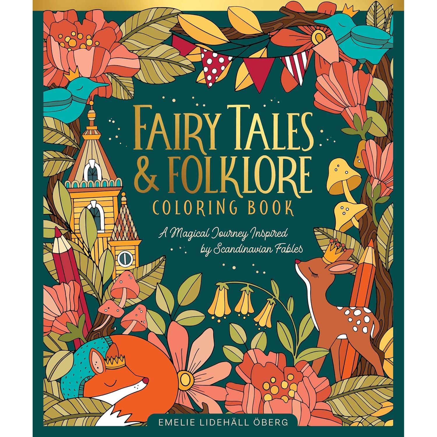 Fairy Tales & Folklore Coloring Book: A Magical Journey... (Members)