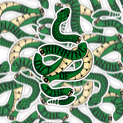Rattler Sticker Running Out Of Time