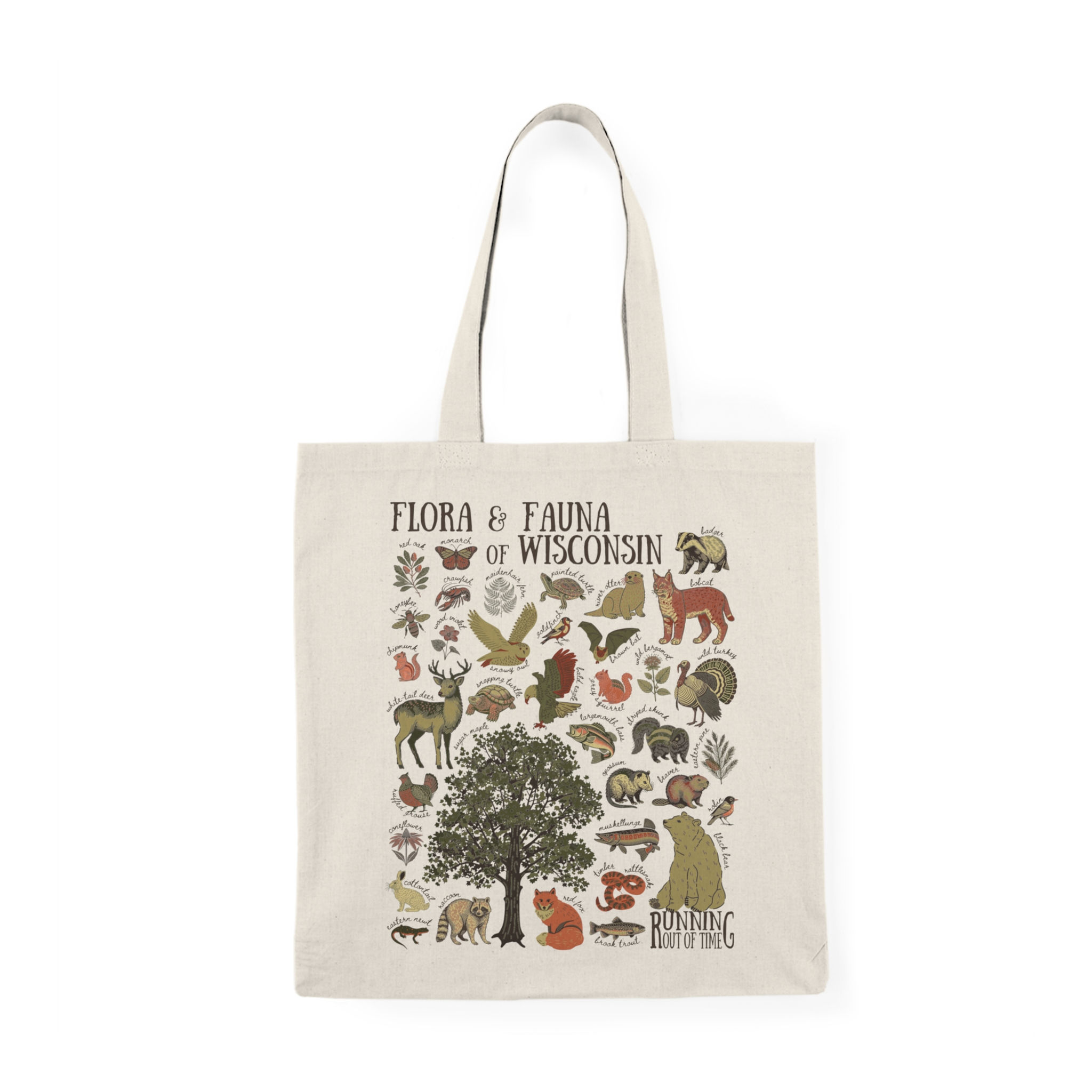 Wisconsin Flora & Fauna Tote