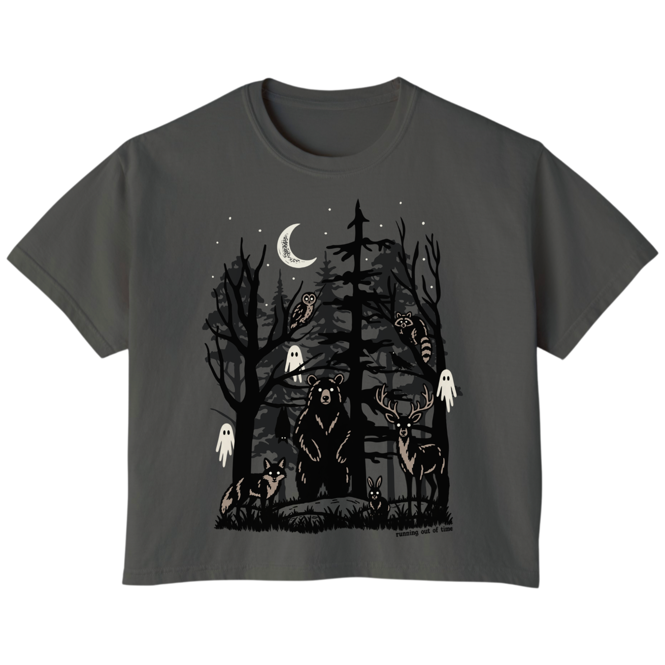 Spooky Trail Cam Boxy Tee