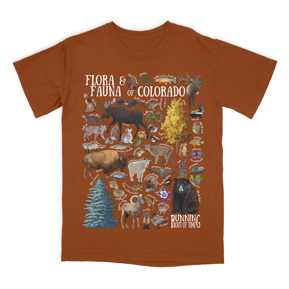 Colorado Flora & Fauna Tee