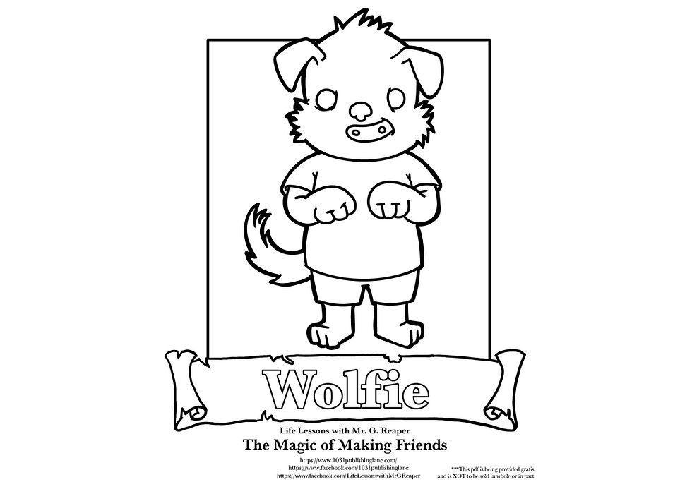 Thumbnail: The Magic of Making Friends, Downloadable Coloring Book