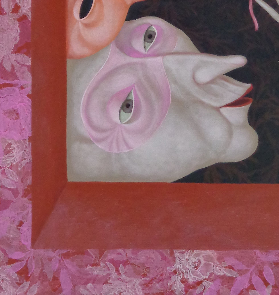 Thumbnail: 4339 "Fenêtre-III"  Huile sur toile  100 cm x 81 cm