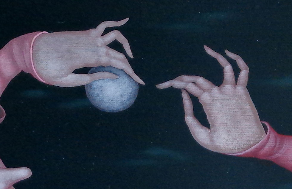 Thumbnail: 3412 "Game" Oil on canvas, 20x40 cm
