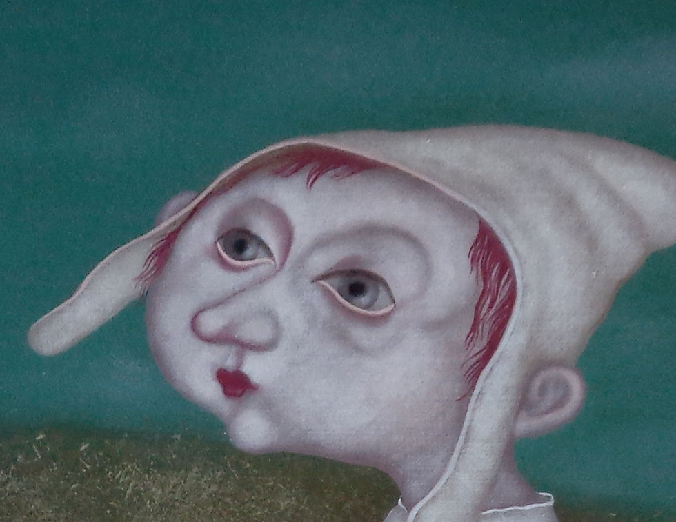 Miniature : 3741 "Chevalier" Huile sur toile, 30 cm x 30 cm