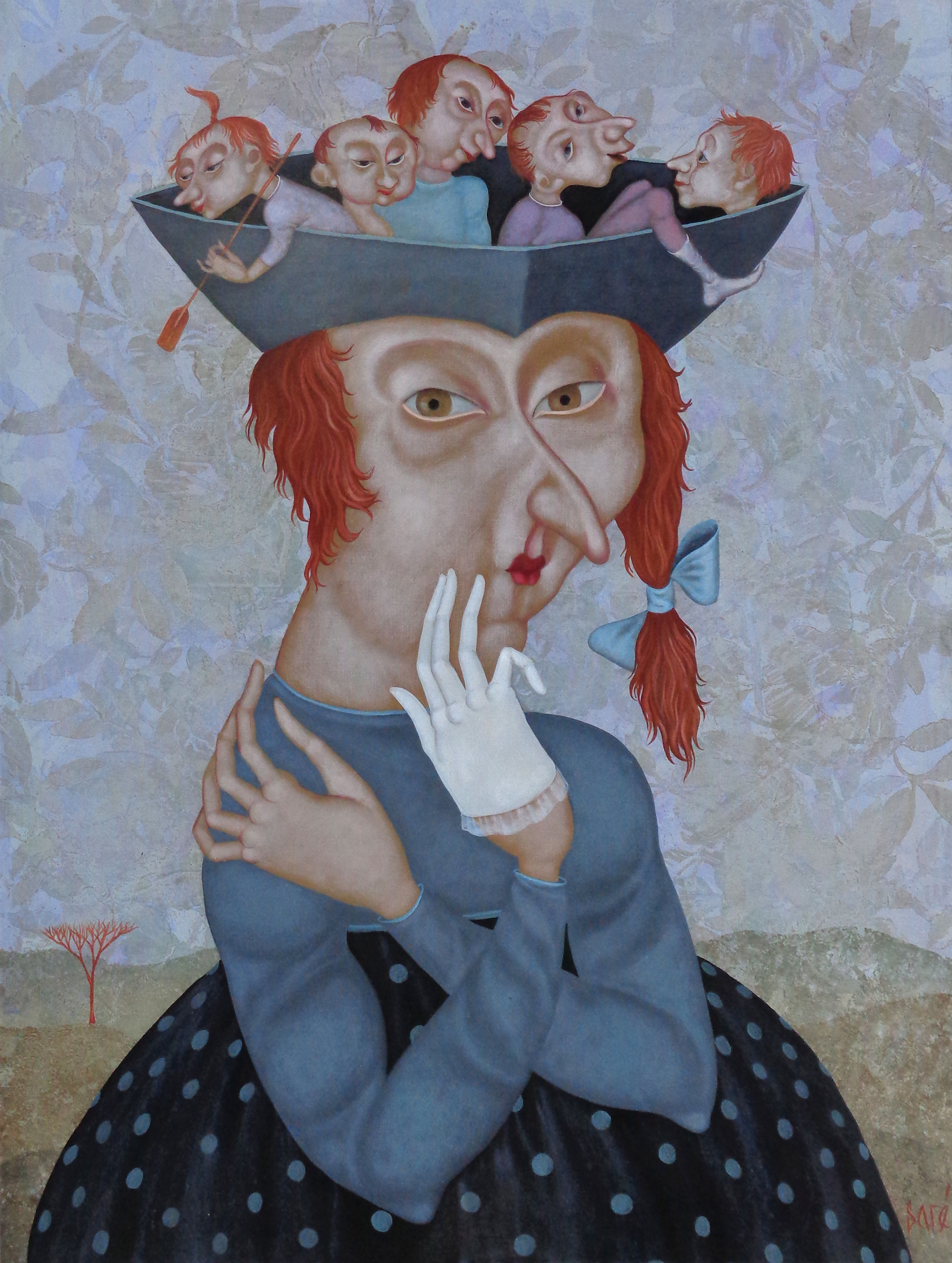 4240 "Voyage" Huile sur toile, 61 cm x 46 cm