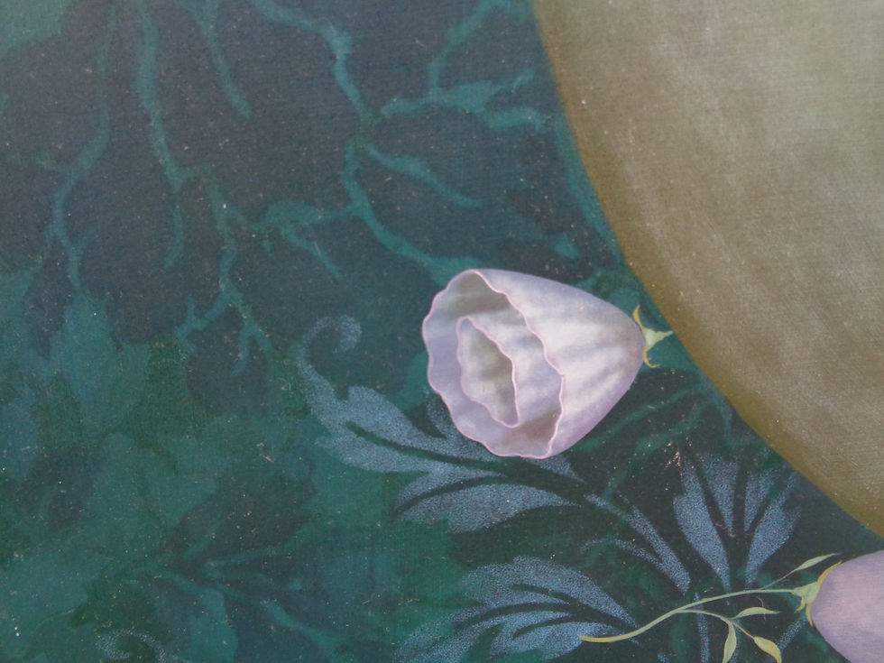 Miniature : 3203 "Après la fête" Huile sur toile, 91x91 cm