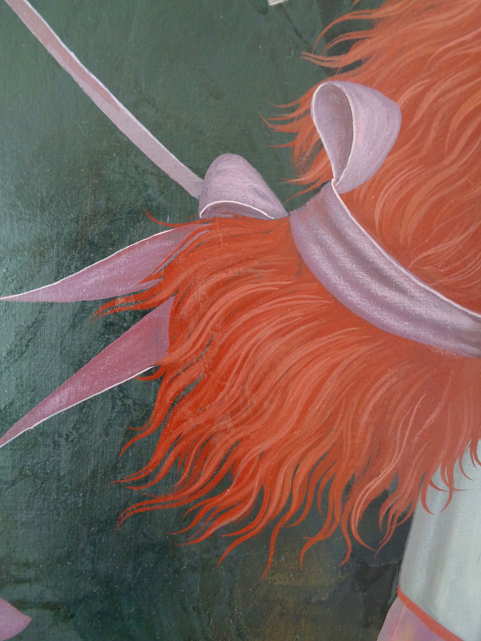 Miniature : 3437 "Maison magique", Huile sur toile 146x114cm