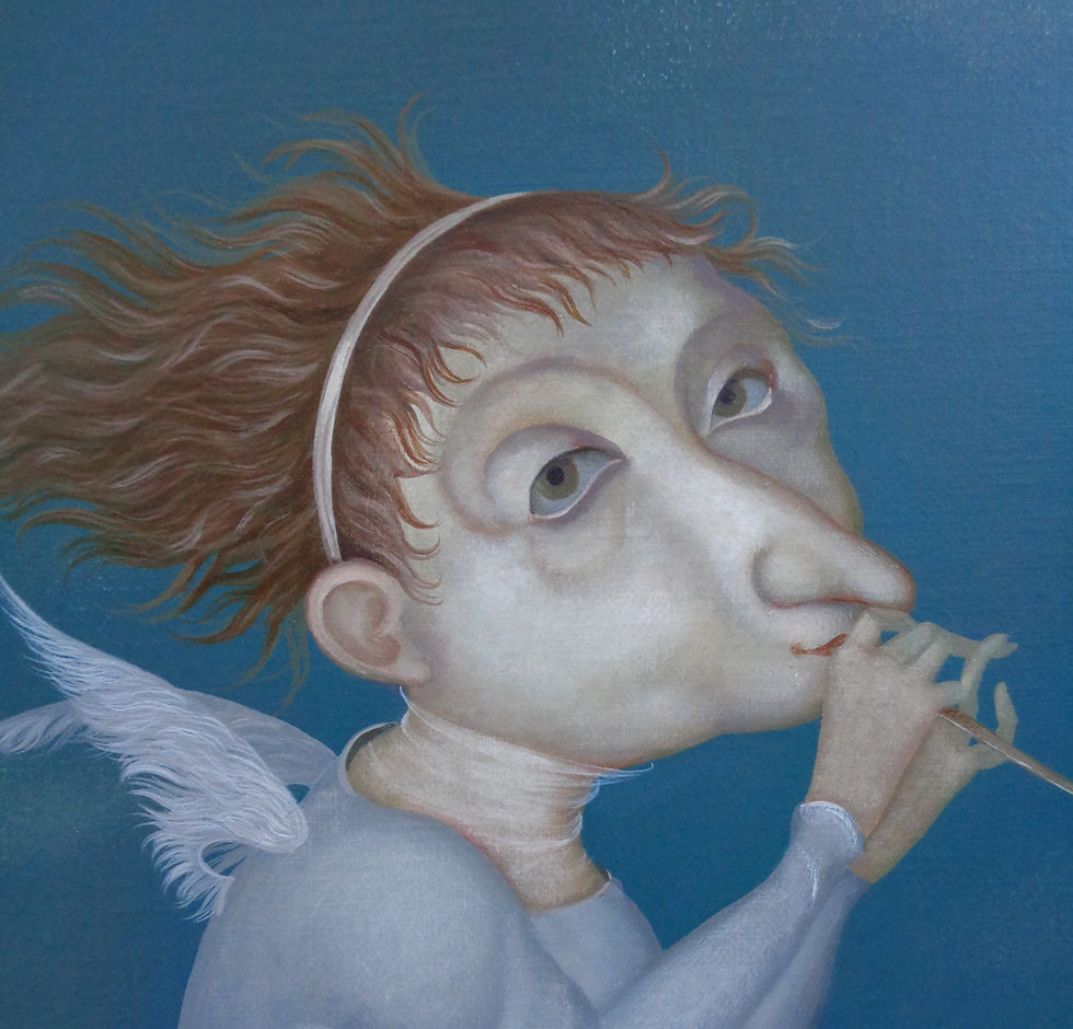 Miniature : 2502 "Jeu" Huile sur toile, 80x80cm