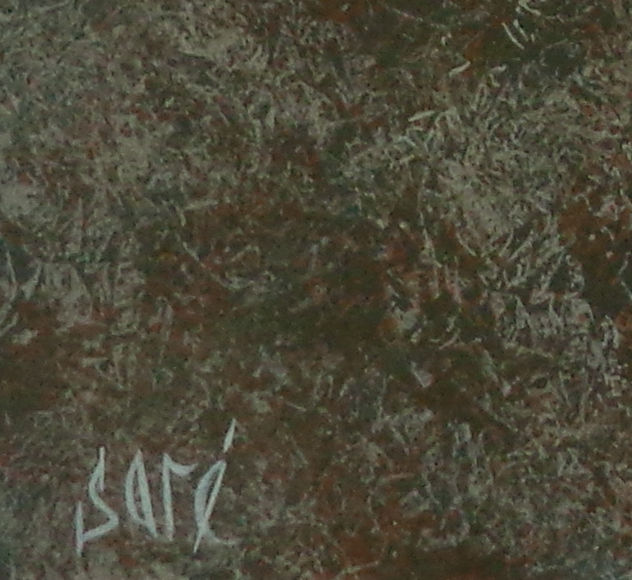 Miniature : 3741 "Chevalier" Huile sur toile, 30 cm x 30 cm
