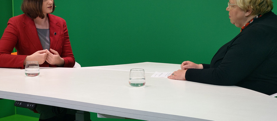 Claudia im Gespräch mit dem Bundesverband Deutscher Kapitalbeteiligungsgesellschaften e.V. (BVK)