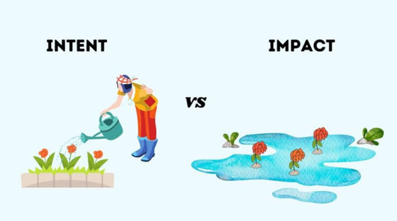 Intent vs. Impact
