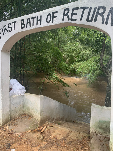 The First Bath of Return at Assin Masnso Ancestral Slave River Site