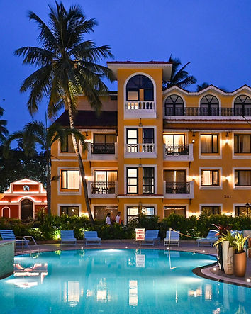 Night view ambience of Park Inn by Radisson, Candolim.