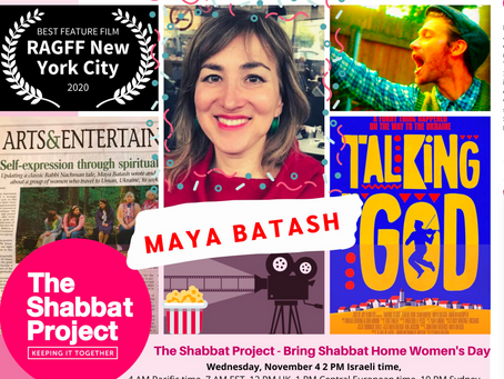 Come & Watch the Director of Talking to God, speak on November 4th at 2pm!