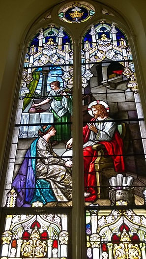 Catholic Stained Glass Window