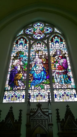 Catholic Stained Glass Window