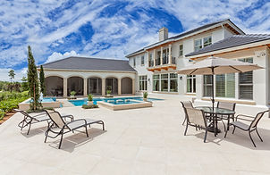 Pool patio paver design and installation in Orlando, Florida