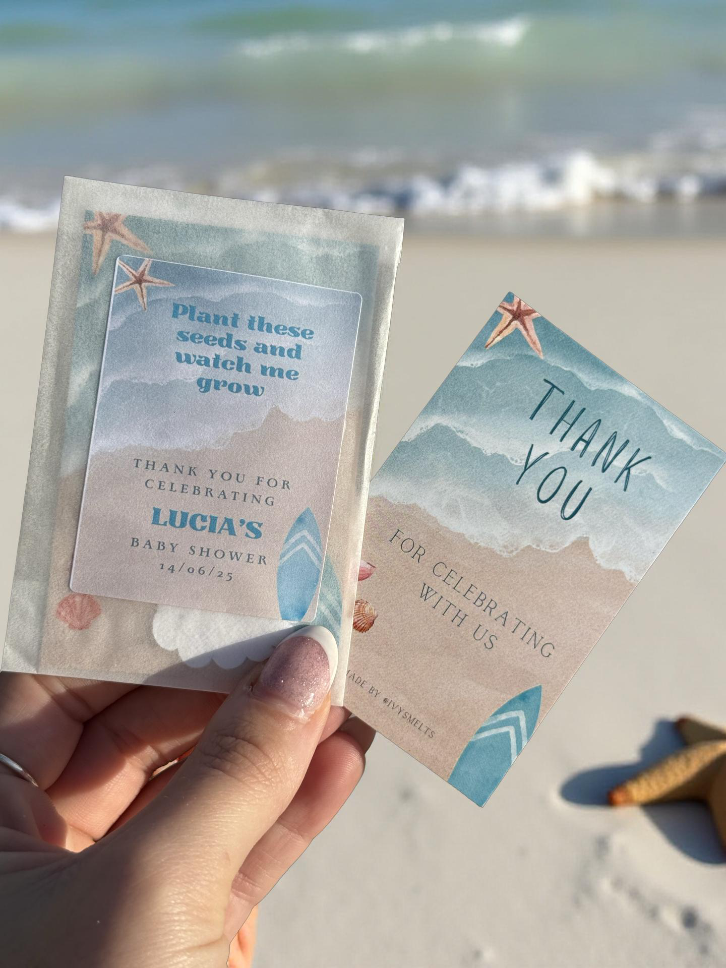 Baby on Board Wildflower Seed Favours