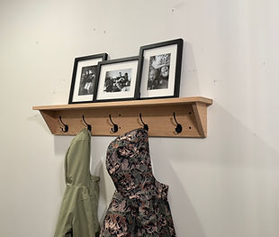 entryway storage shelf handcrafted wood