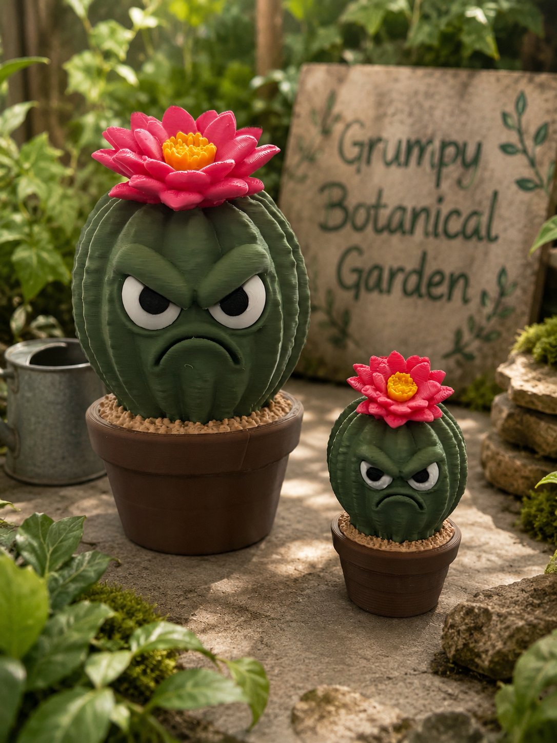 Grumpy Kaktus – groß, klein oder gleich beide