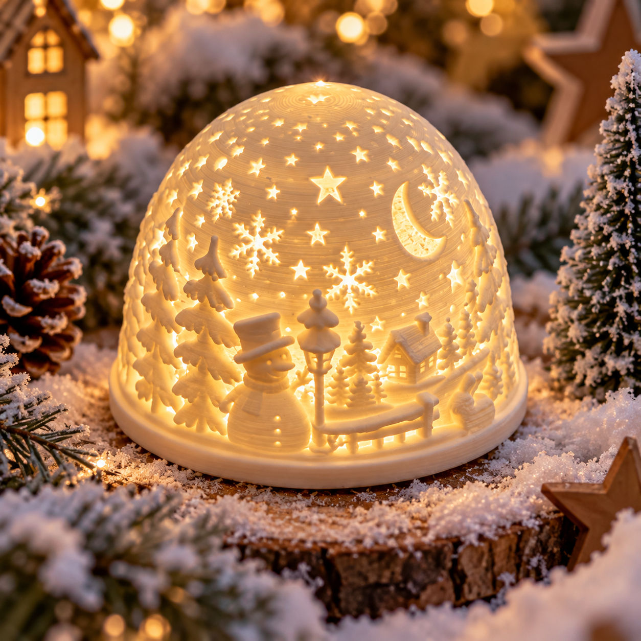 Winterzauber-Licht – kleines Winter Wonderland