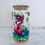 Miniaturbild: Trinkglas mit Deckel & Strohhalm "Flamingo"