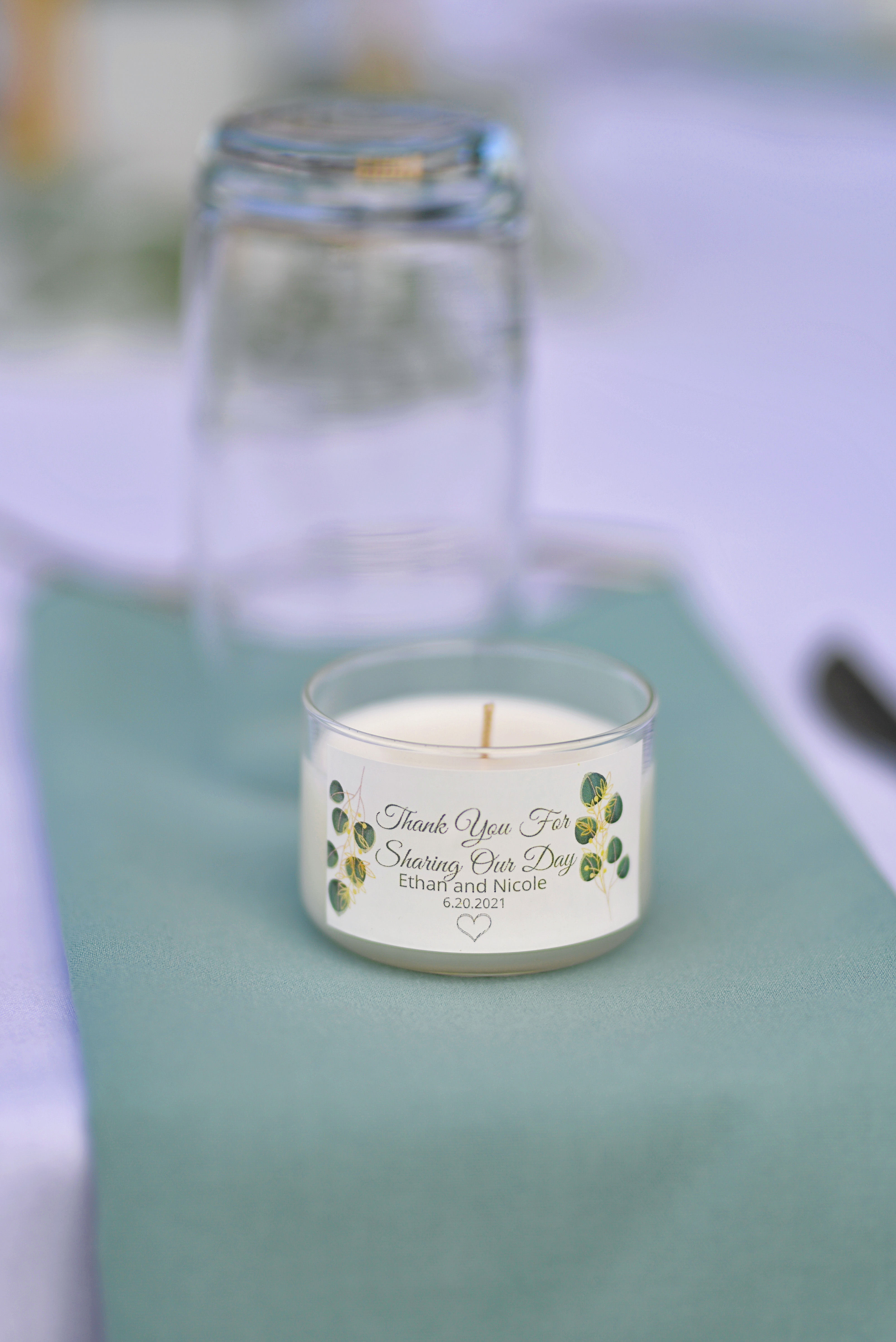 10 Wedding Candle Favors