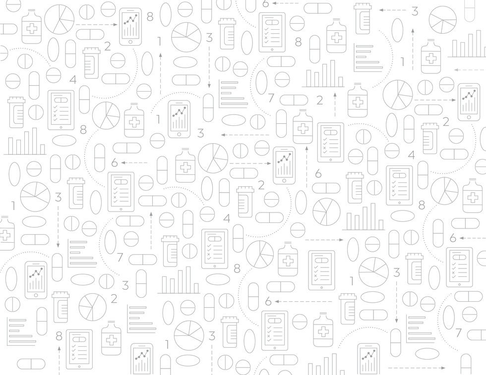 MMIT background featuring icons created for the client.