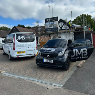 JMB Design and Build team at work on a loft conversion project in Potters Bar.