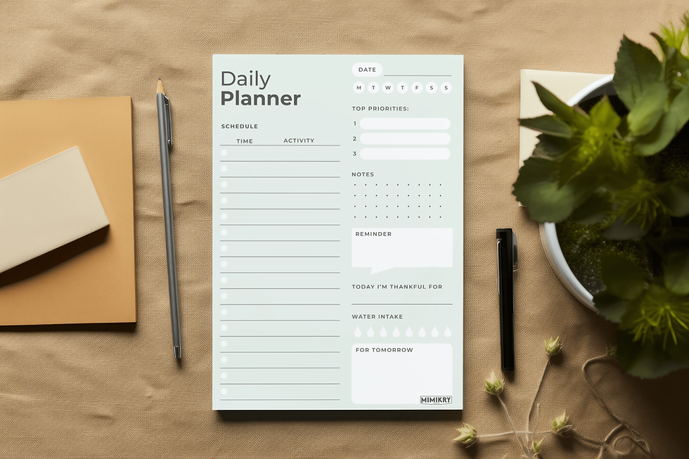 Thumbnail: Mint Daily Planner