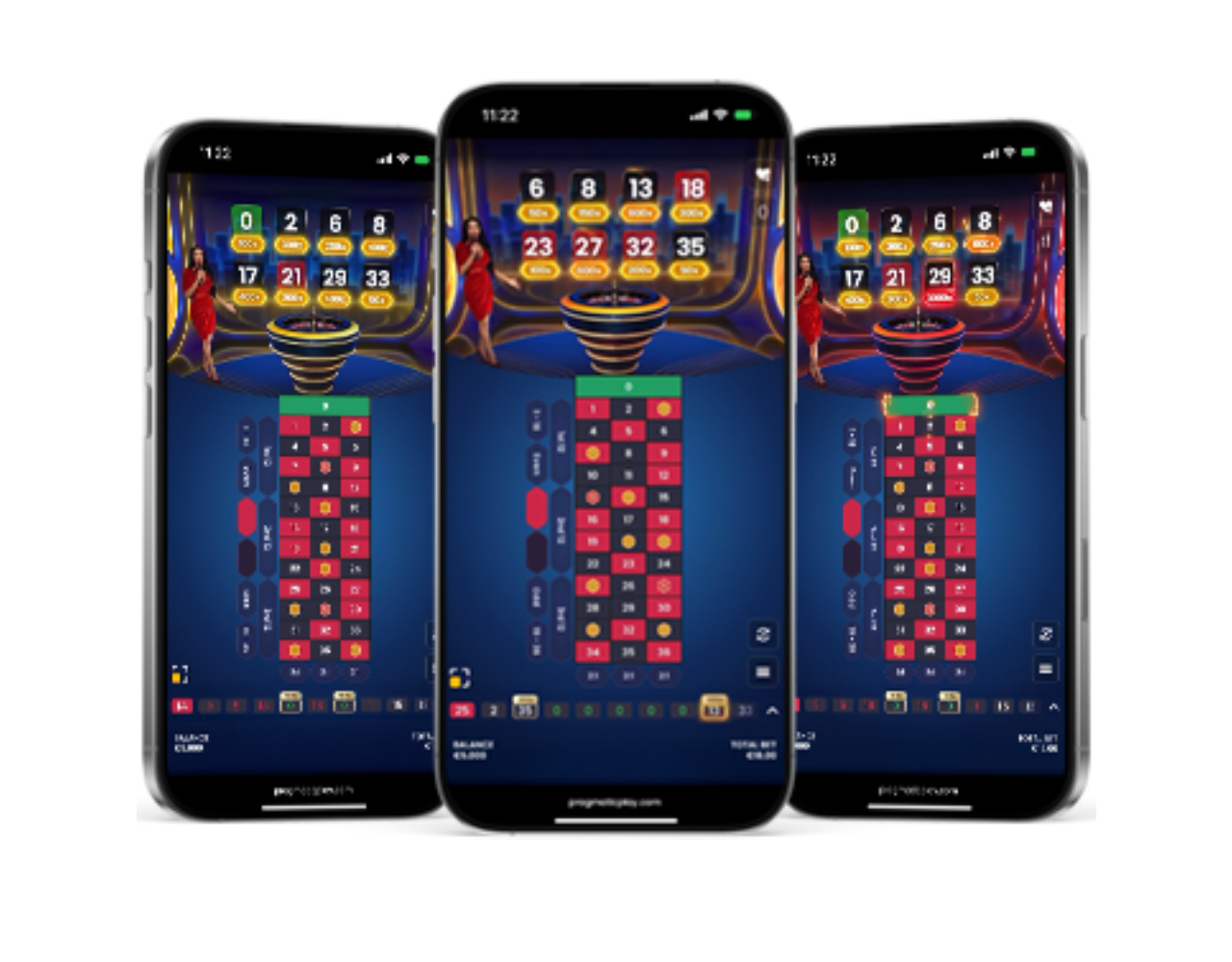 Mega Roulette 3000의 모바일 게임 화면을 담은 공식 이미지