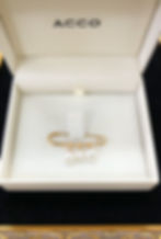 Thumbnail: Safety pin brooch 18K gold 