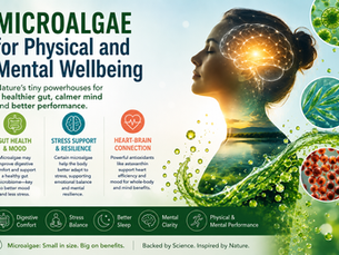 Microalgae for Physical and Mental Wellbeing
