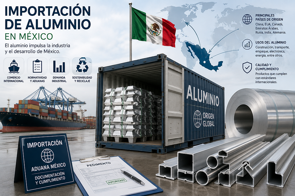 Avisos Automáticos de Importación de Aluminio