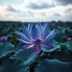 Indigo flower represent third eye chakra