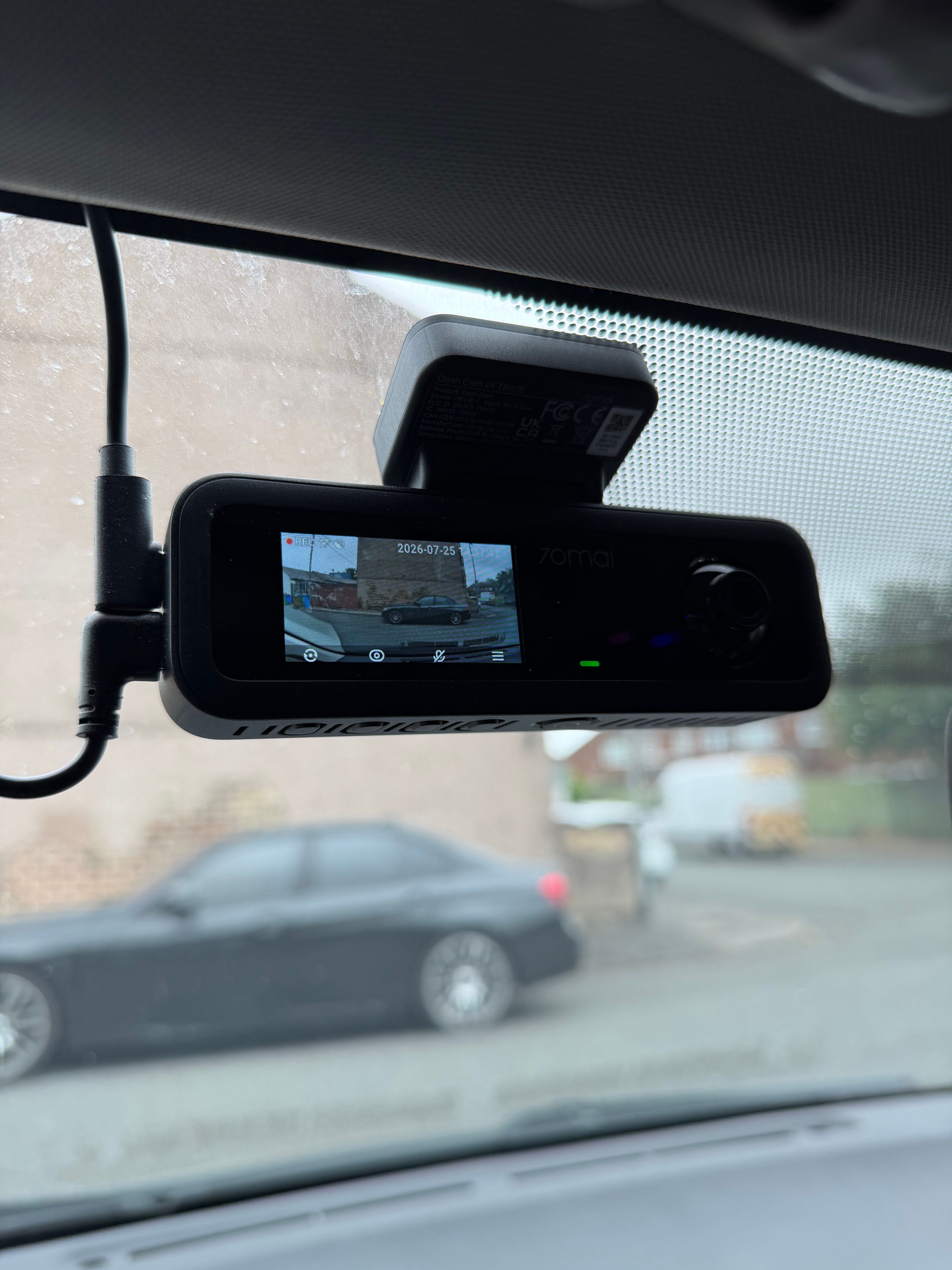 70MAI T800E 3-CHANNEL FRONT + REAR 4K DASHCAM