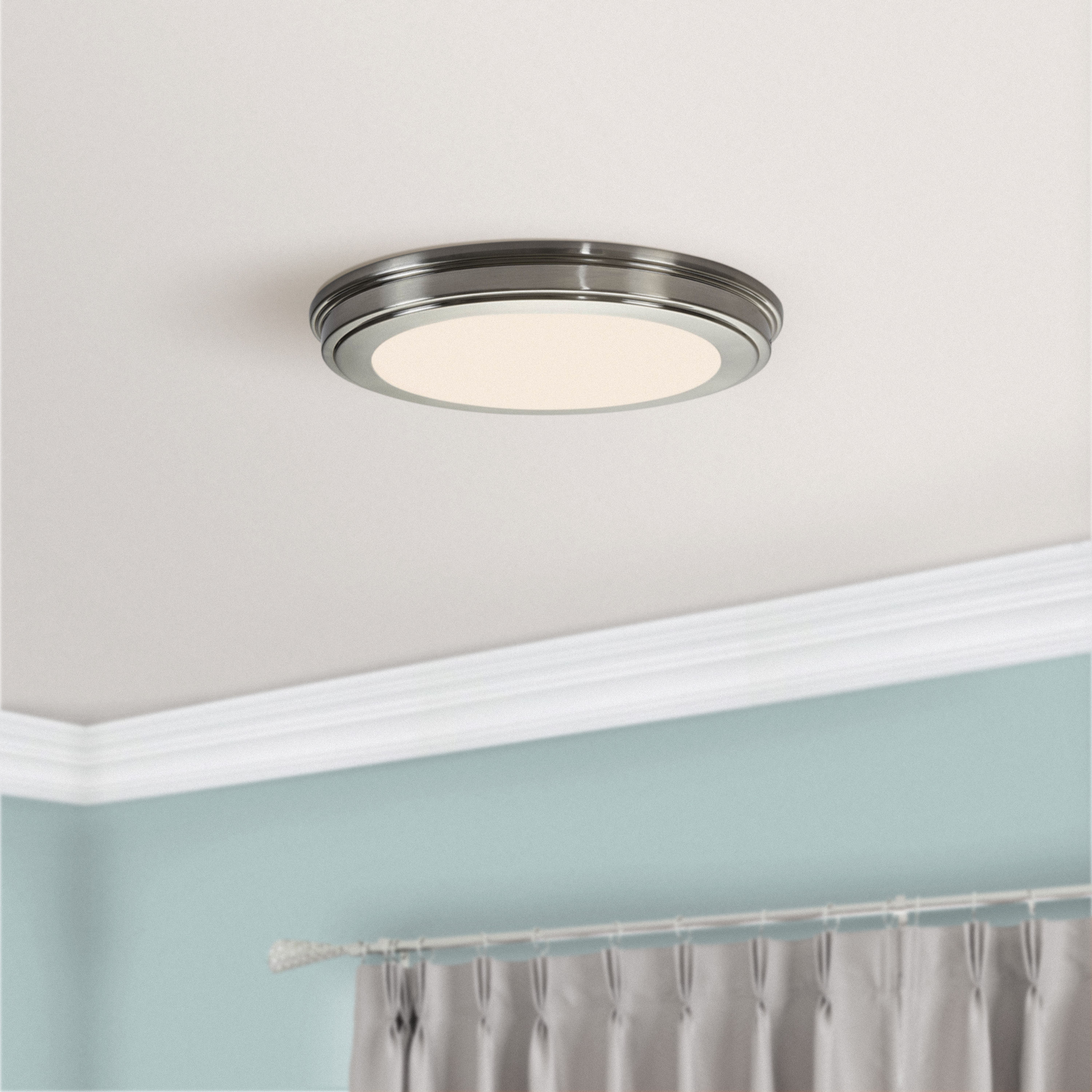 Jupiter Color Changing LED Integrated Circle Flush Ceiling Light -2 pack