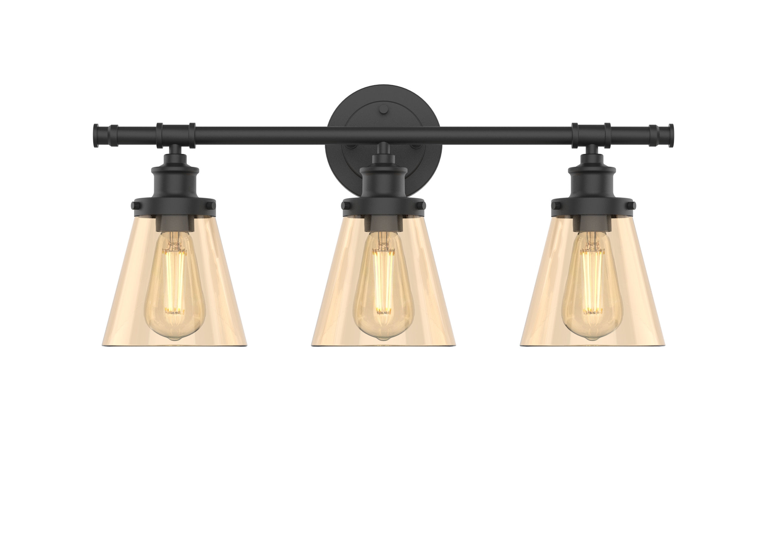 Edison 3-Light Bathroom Vanity Light