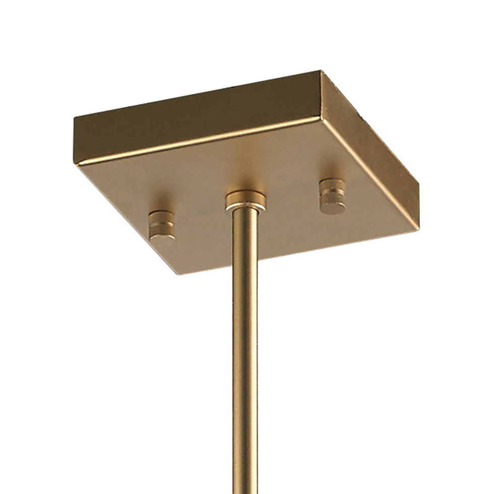 Thumbnail: Nautilus 1-Light Matte Gold Finish Pendant Light