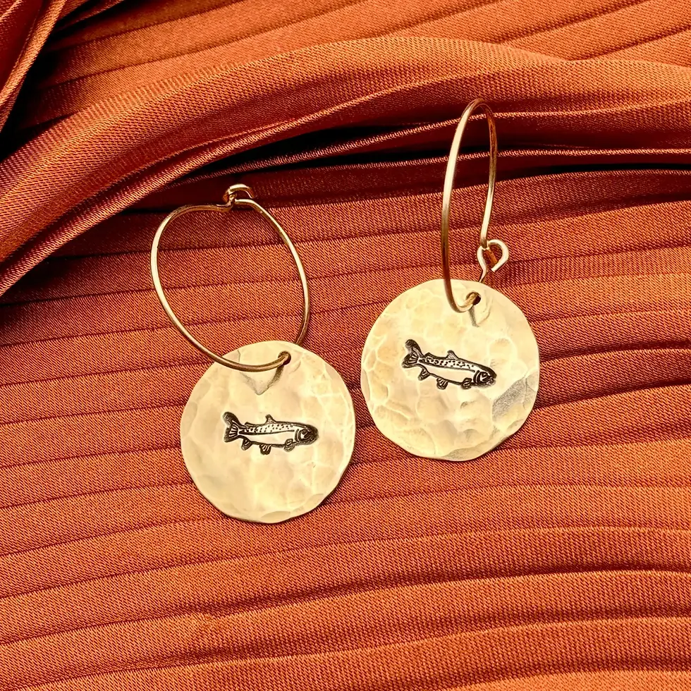 Handmade River Earrings