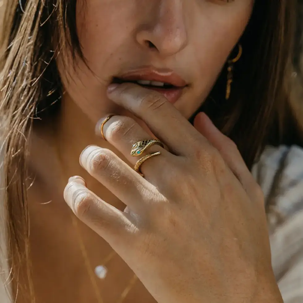 Thumbnail: Victorian Snake Ring