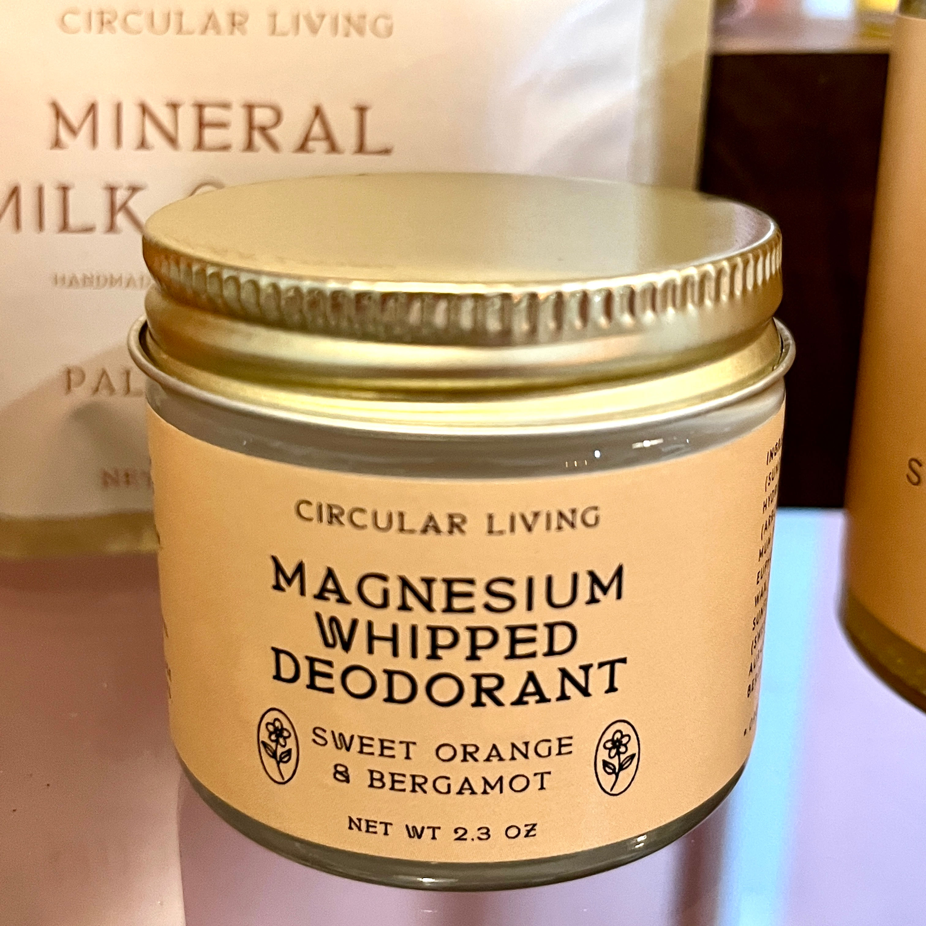 Whipped Deodorant with Magnesium // Sweet Orange